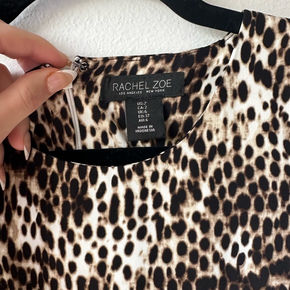Rachel Zoe Cheetah Dress Size 2 - Picture 5 of 5